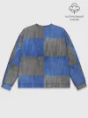 Мужской свитшот базовый / Denim Patchwork