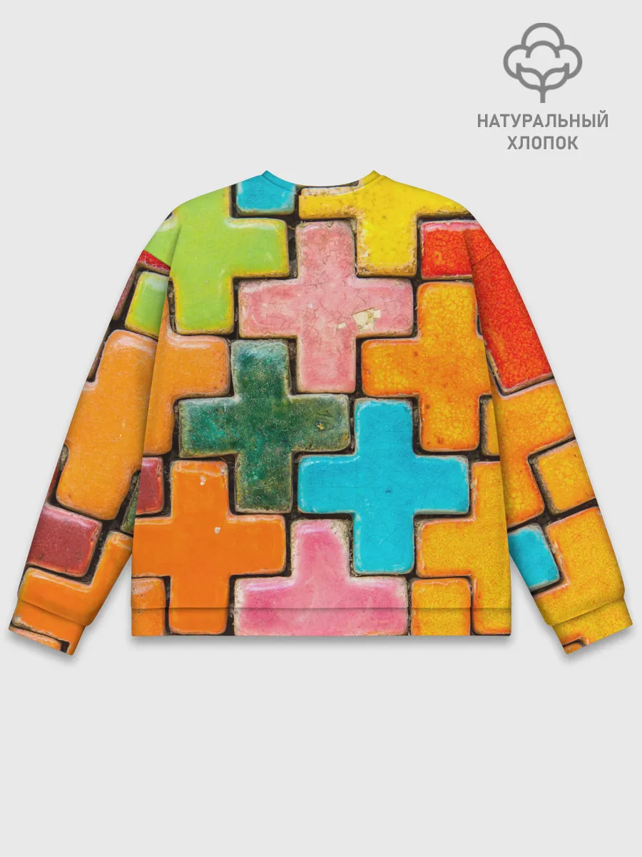 Мужской свитшот базовый / Крестик