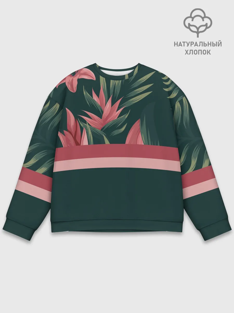 Мужской свитшот базовый / Лилии