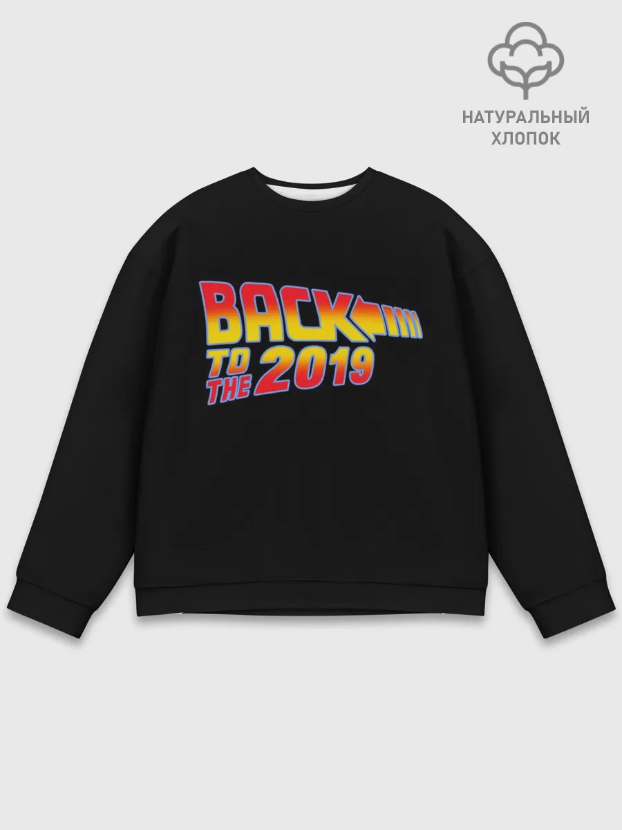 Мужской свитшот базовый / BACK TO THE 2019