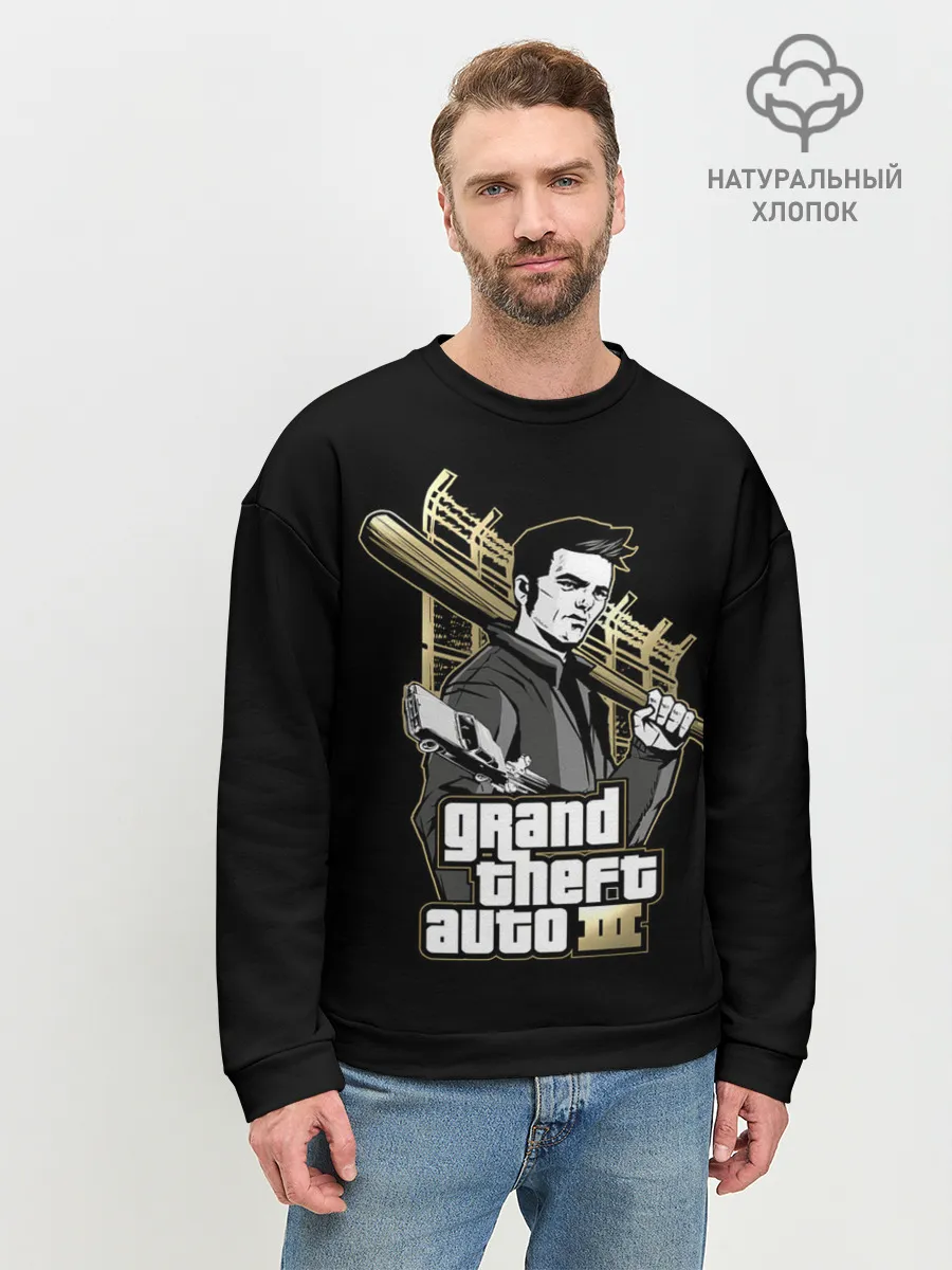 Мужской свитшот базовый / Клод | GTA 3