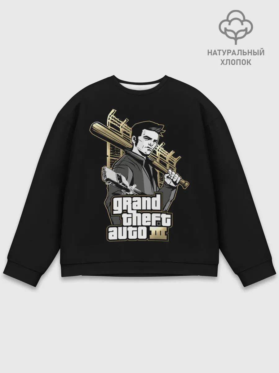 Мужской свитшот базовый / Клод | GTA 3