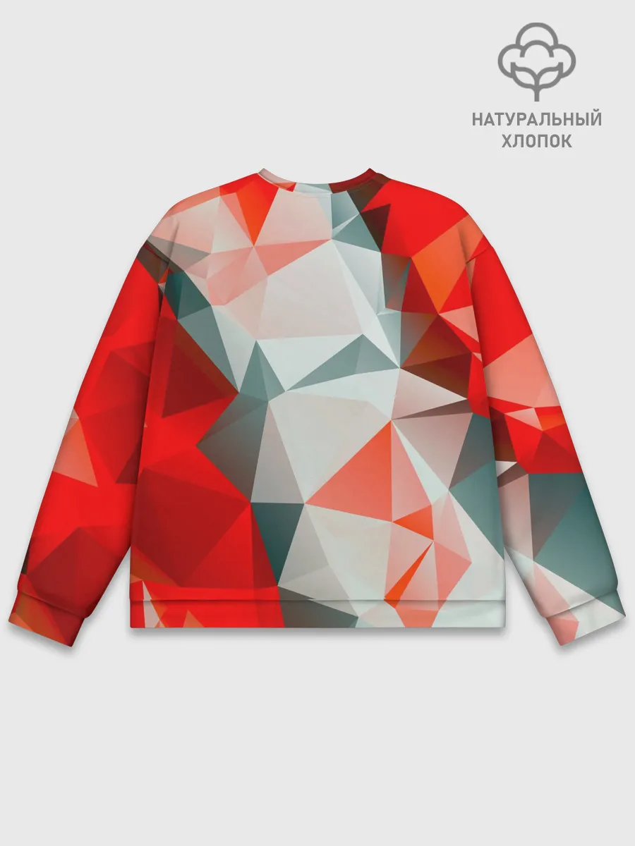 Мужской свитшот базовый / Абстракция-Геометрия