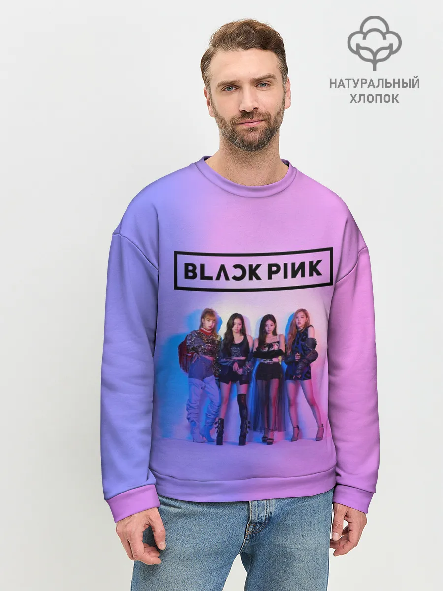 Мужской свитшот базовый / BLACKPINK