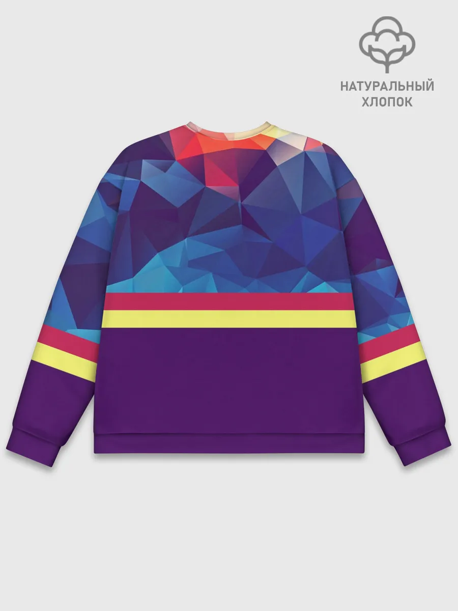 Мужской свитшот базовый / Геометрическая Абстракция