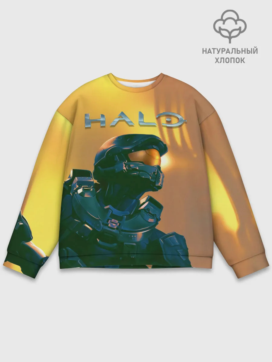 Мужской свитшот базовый / Мастер Чиф | Halo