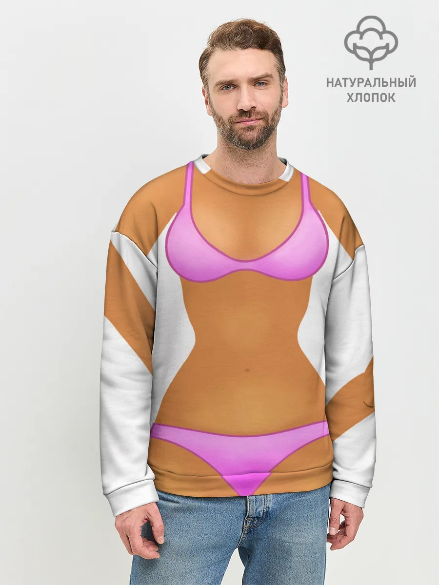 Мужской свитшот базовый / Tanned body