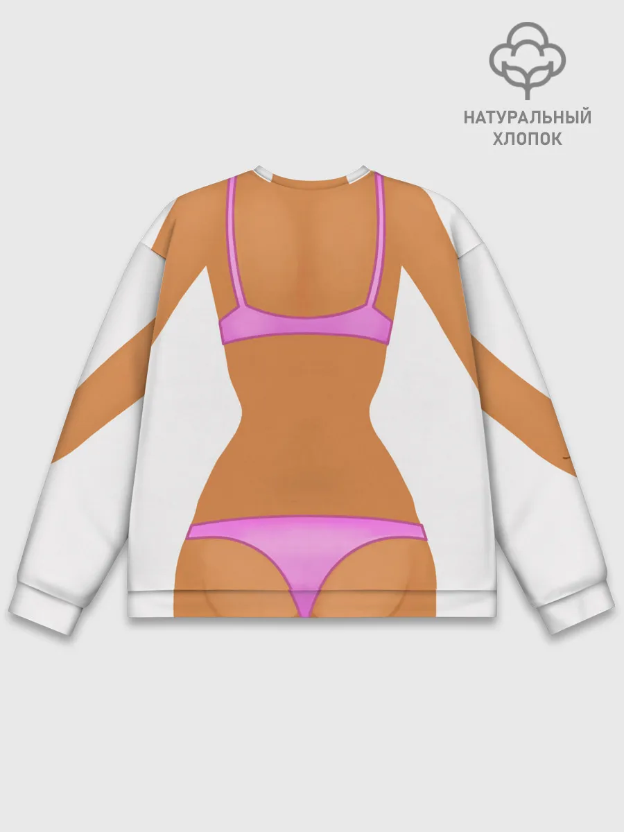 Мужской свитшот базовый / Tanned body