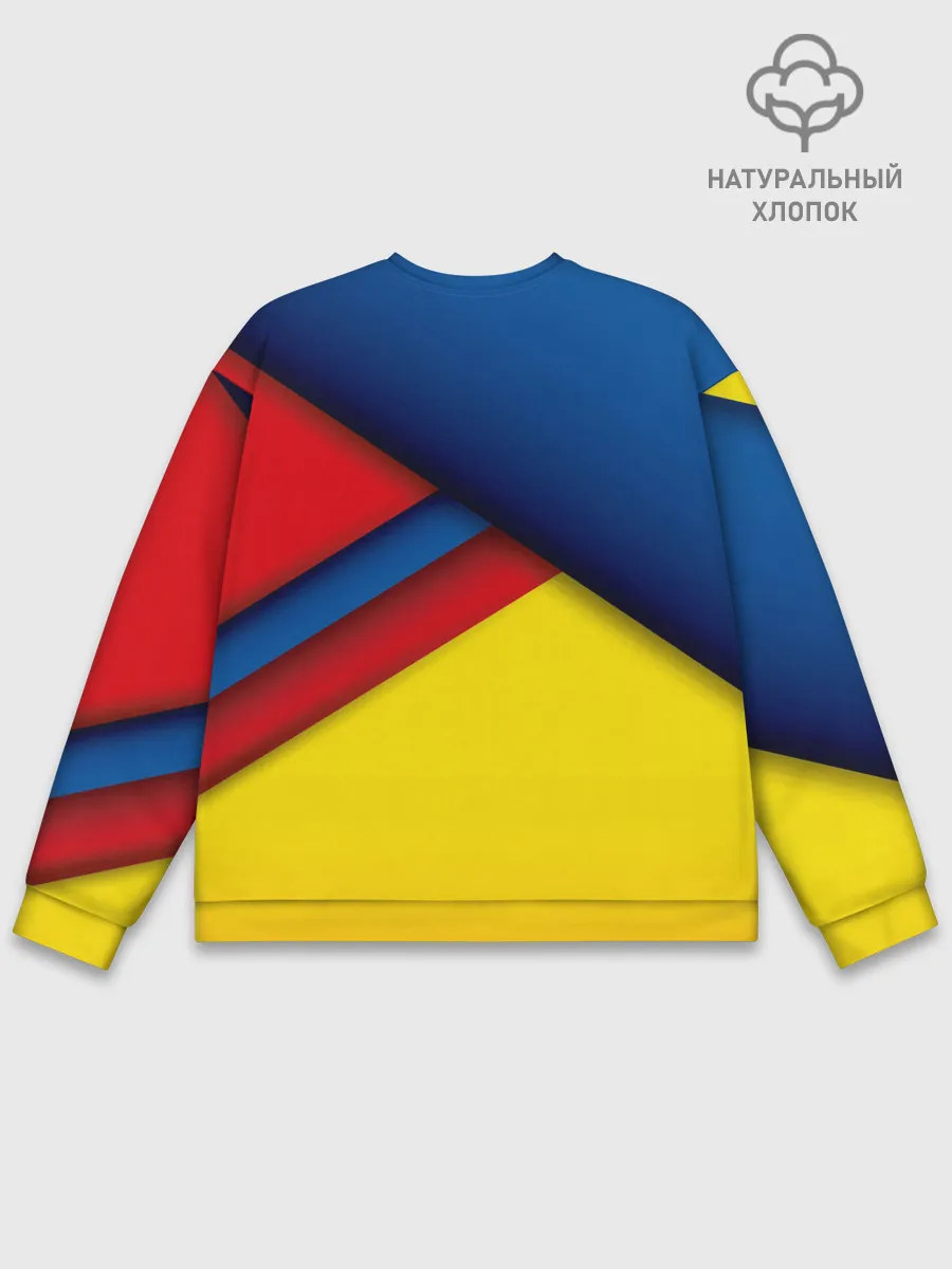 Мужской свитшот базовый / Яркие краски