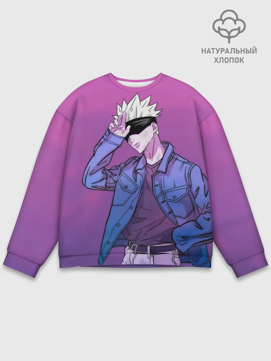 Мужской свитшот базовый / Магическая Битва - С повязкой