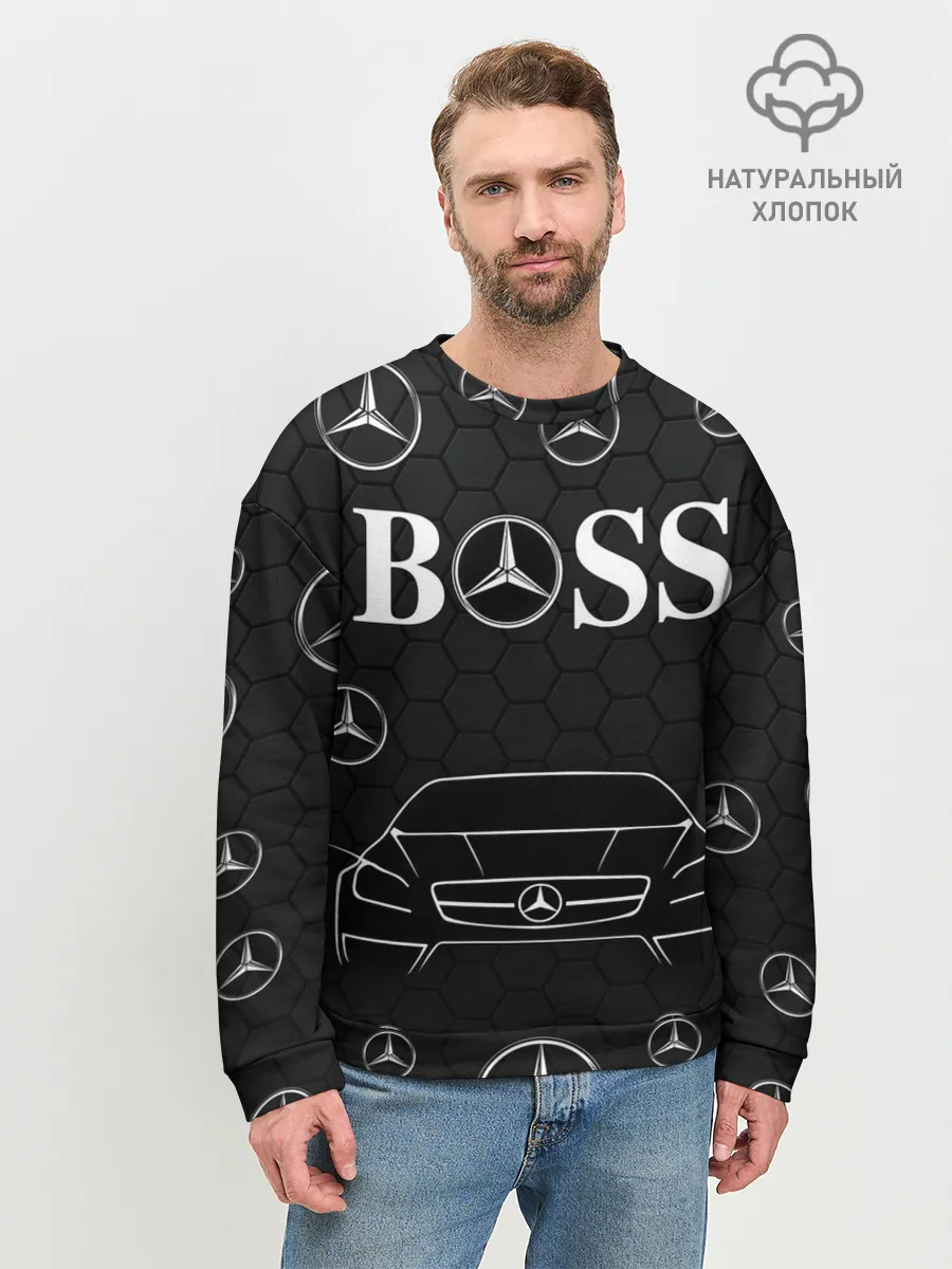 Мужской свитшот базовый / BOSS MERCEDES-BENZ