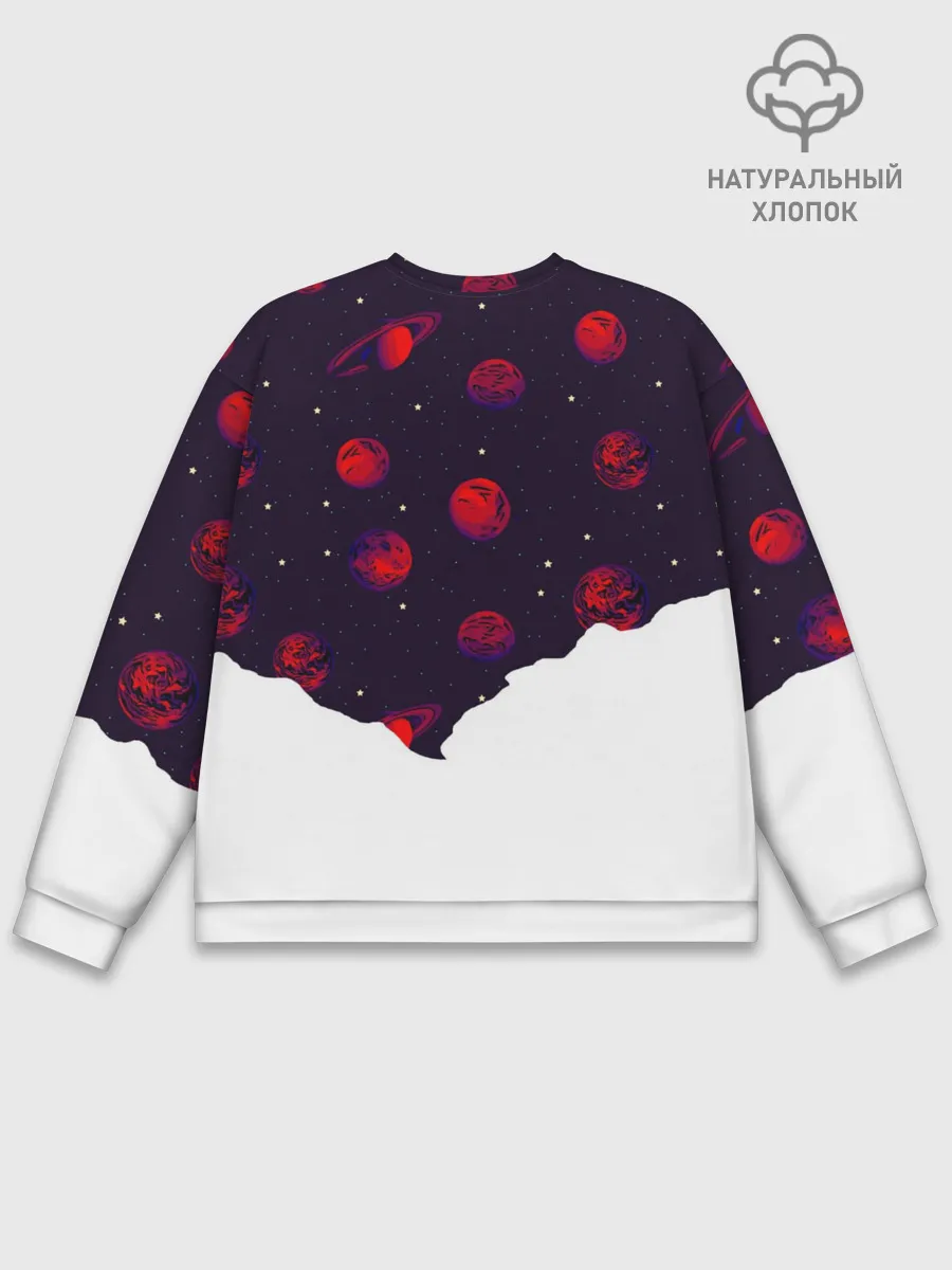 Мужской свитшот базовый / Мысли Космонавта