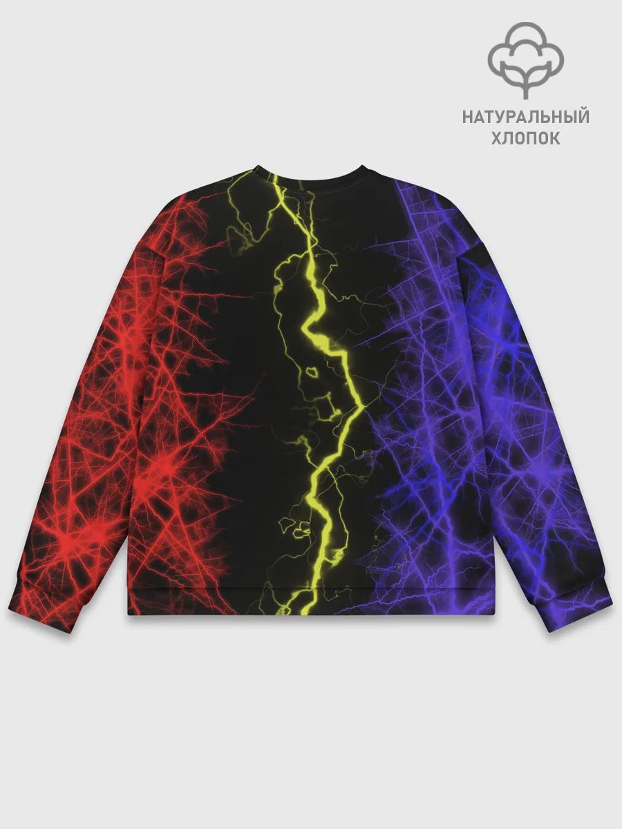 Мужской свитшот базовый / Lightning | Молния