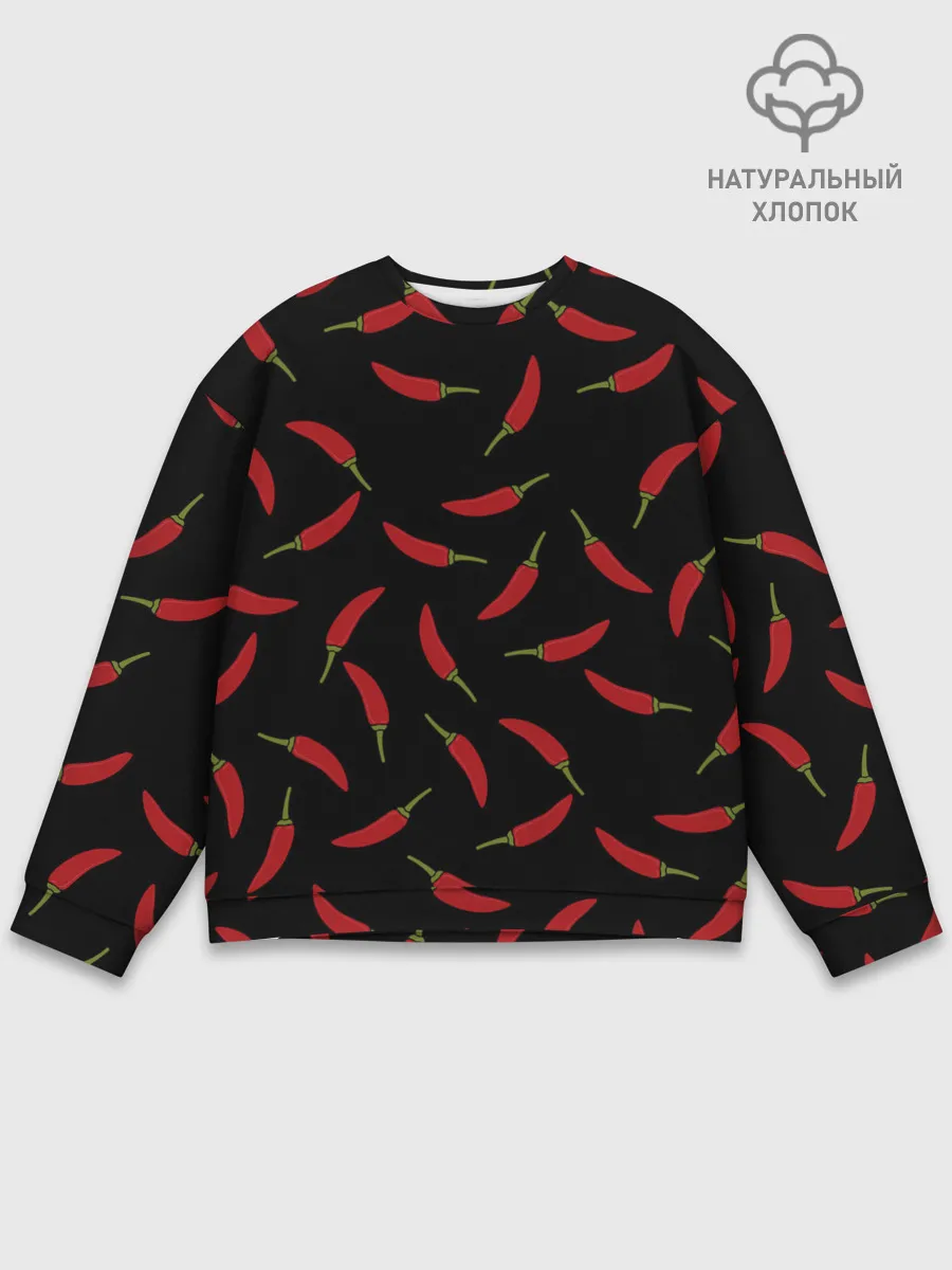 Мужской свитшот базовый / Chili peppers