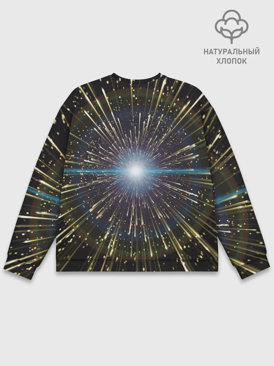 Мужской свитшот базовый / Неоновые стрелы