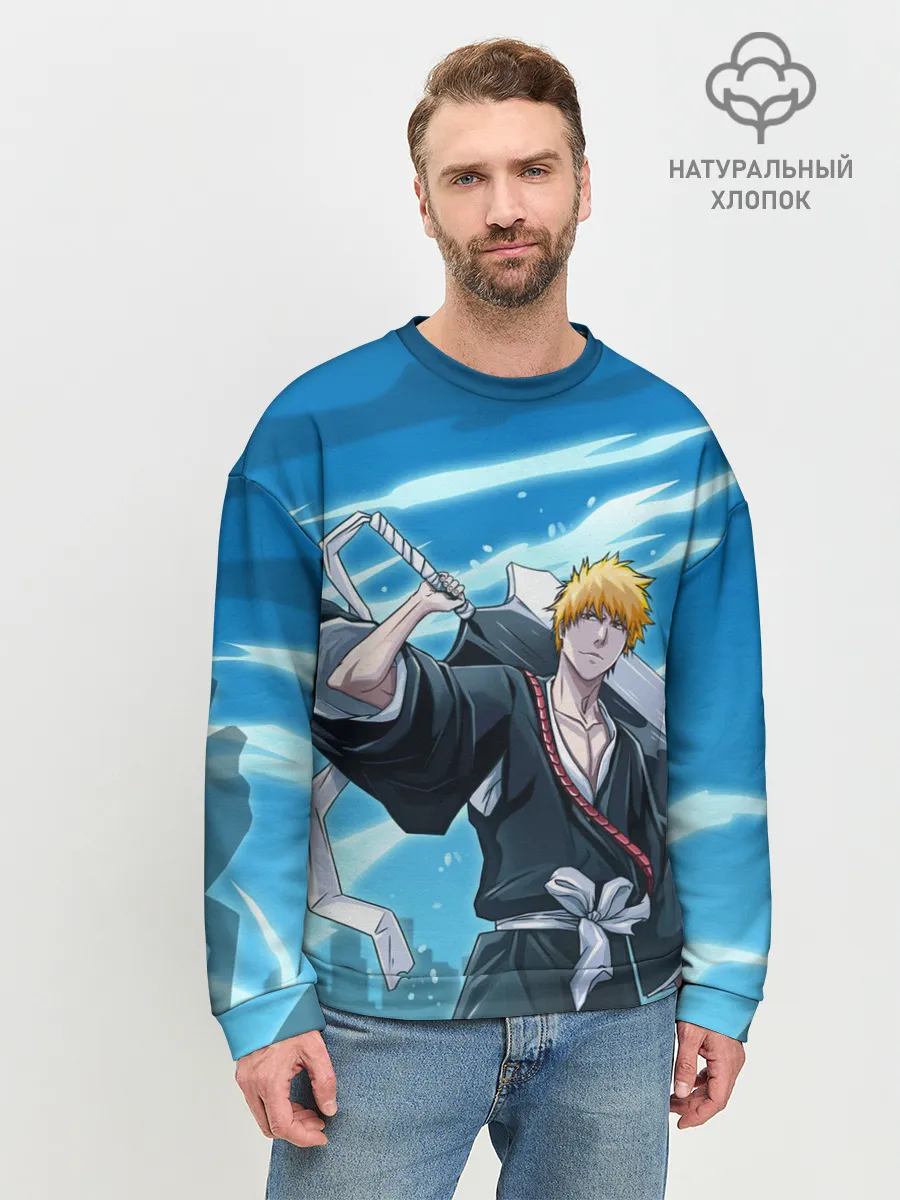 Мужской свитшот базовый / Bleach-Ichigo