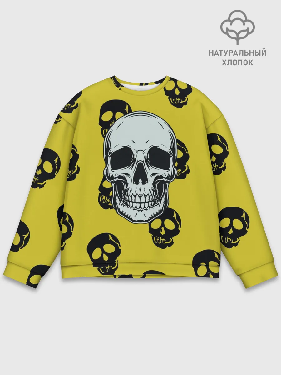 Мужской свитшот базовый / Yellow Skulls
