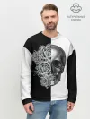 Мужской свитшот базовый / SkullRose Sketch