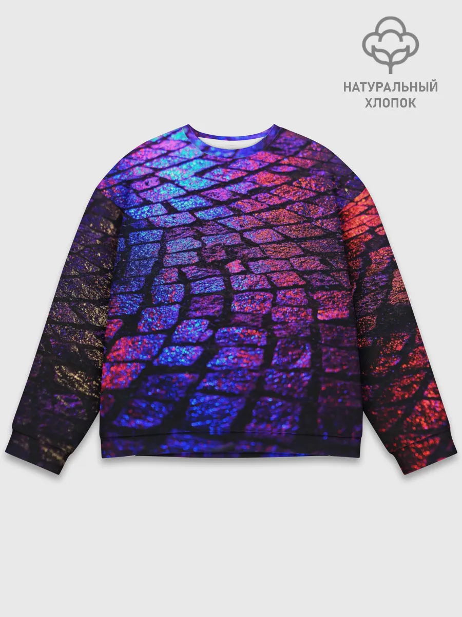 Мужской свитшот базовый / Мокрый асфальт