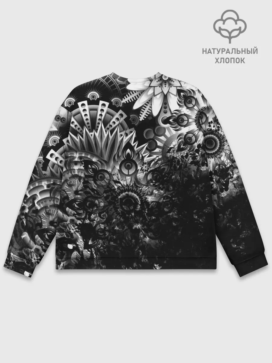 Мужской свитшот базовый / Floral Pattern