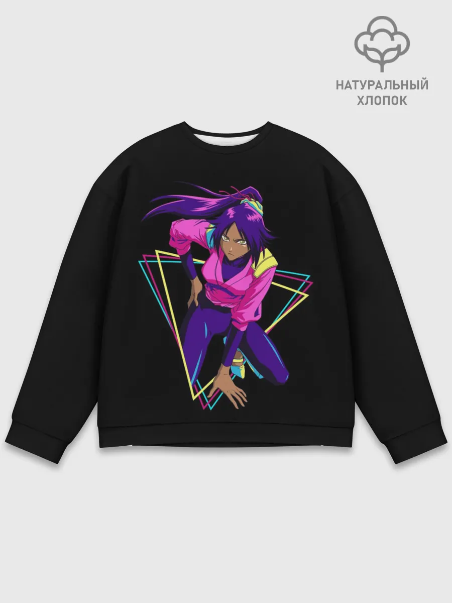 Мужской свитшот базовый / BLEACH - Йоруичи Шихоин