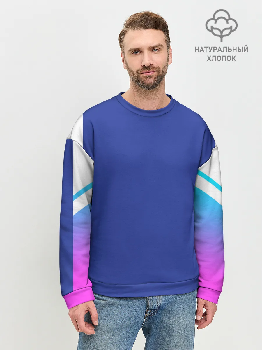 Мужской свитшот базовый / NEON GRADIENT FITNESS UNIFORM