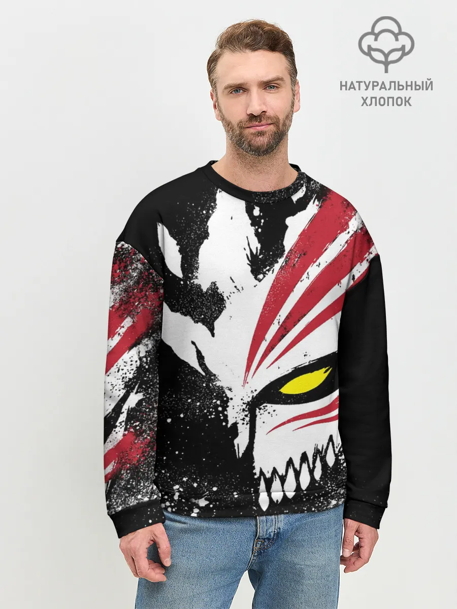 Мужской свитшот базовый / БЛИЧ МАСКА | BLEACH