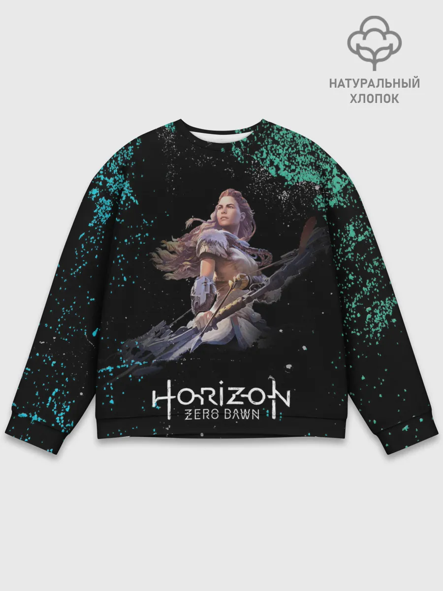 Мужской свитшот базовый / Лучница Элой