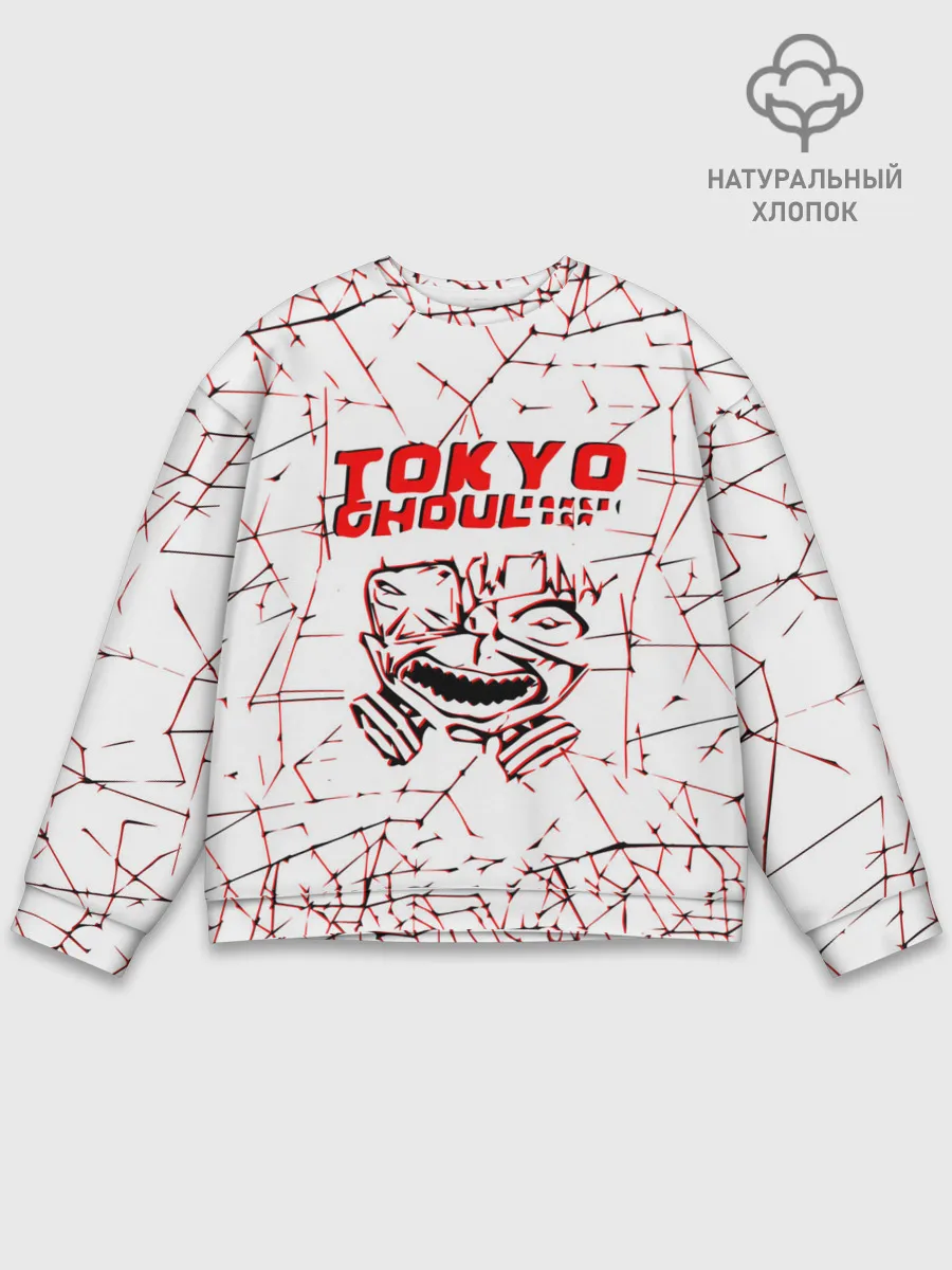 Мужской свитшот базовый / tokyo - ghoul