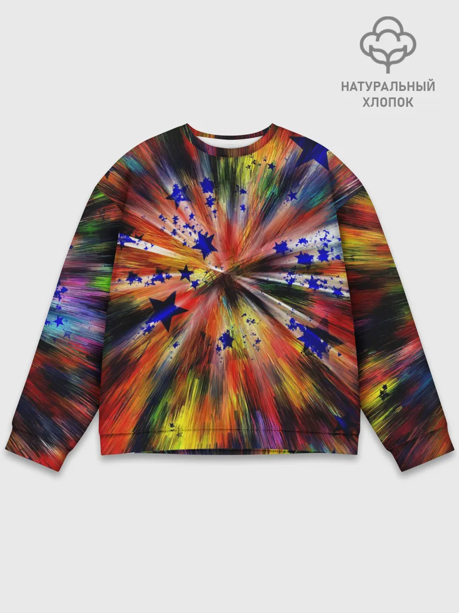 Мужской свитшот базовый / Звездный путь