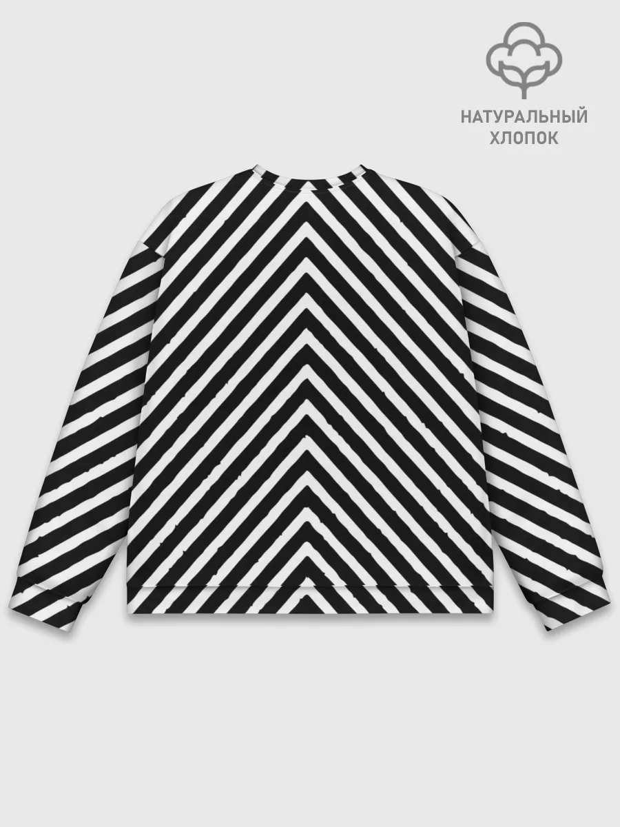 Мужской свитшот базовый / Ulybaka BlackWhite