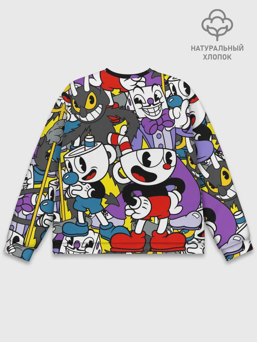 Мужской свитшот базовый / Cuphead