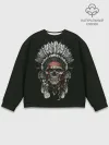 Мужской свитшот базовый / Indian Skull
