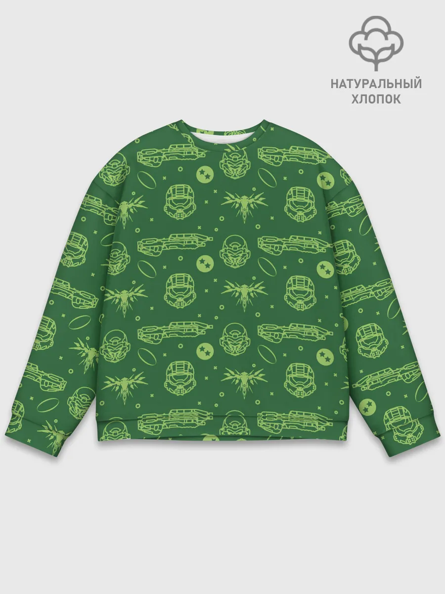 Мужской свитшот базовый / Halo Pattern