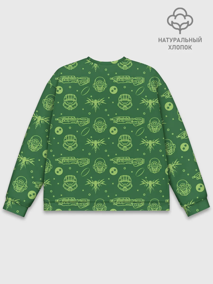 Мужской свитшот базовый / Halo Pattern