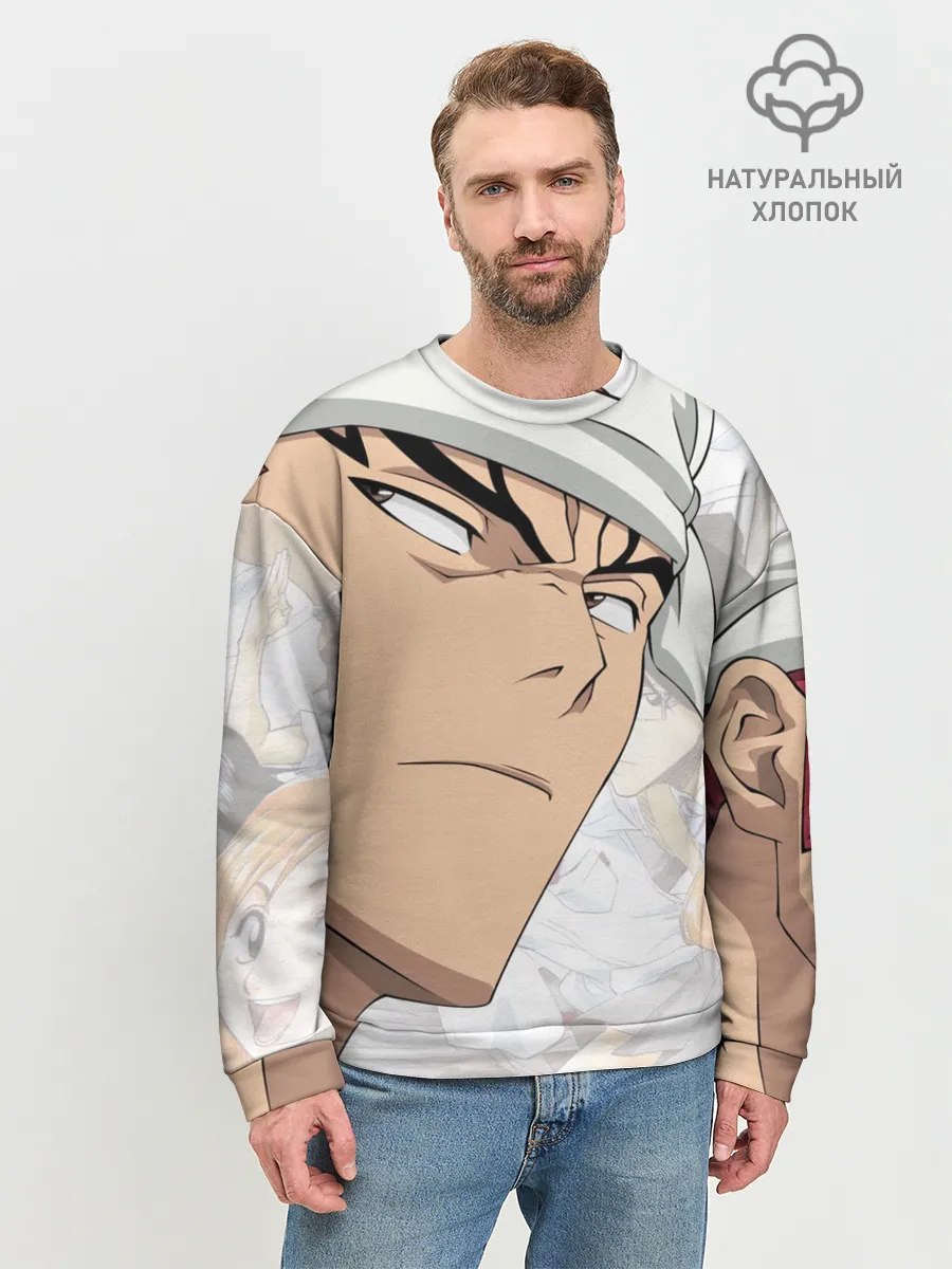 Мужской свитшот базовый / Bleach Anime Abarai Renji