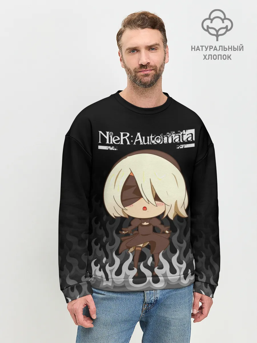 Мужской свитшот базовый / NIER AUTOMATA
