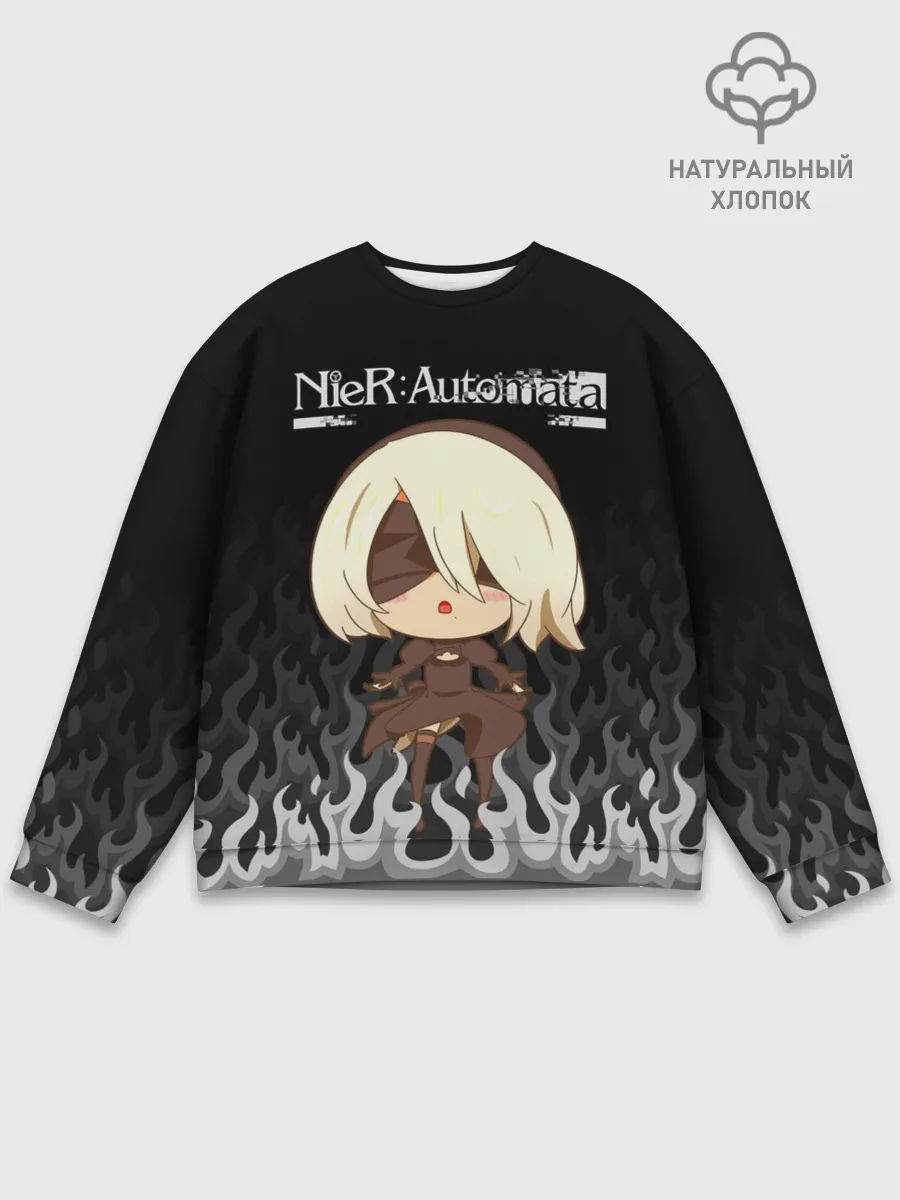 Мужской свитшот базовый / NIER AUTOMATA