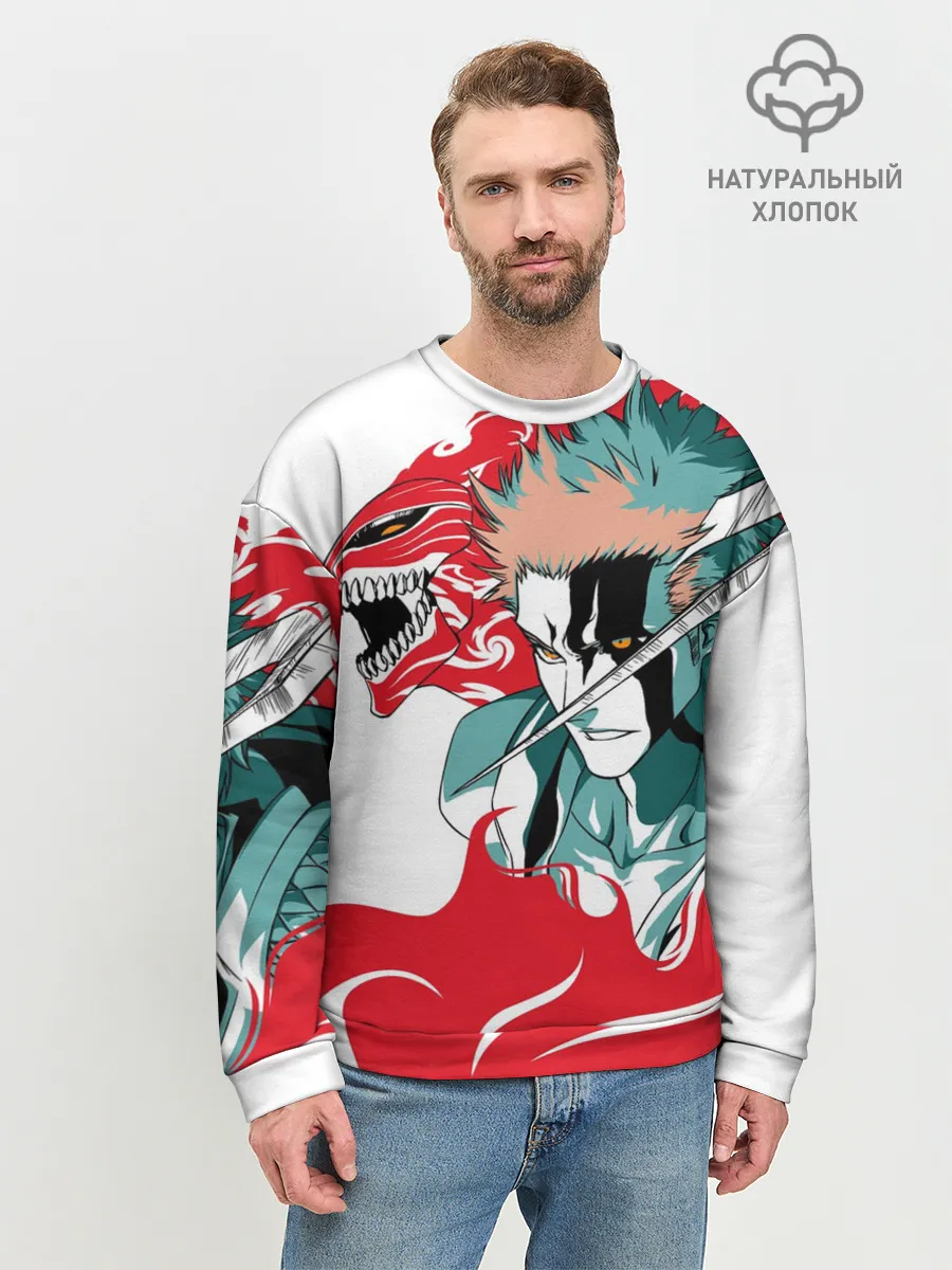Мужской свитшот базовый / ИЧИГО ДЕМОН | BLEACH | БЛИЧ