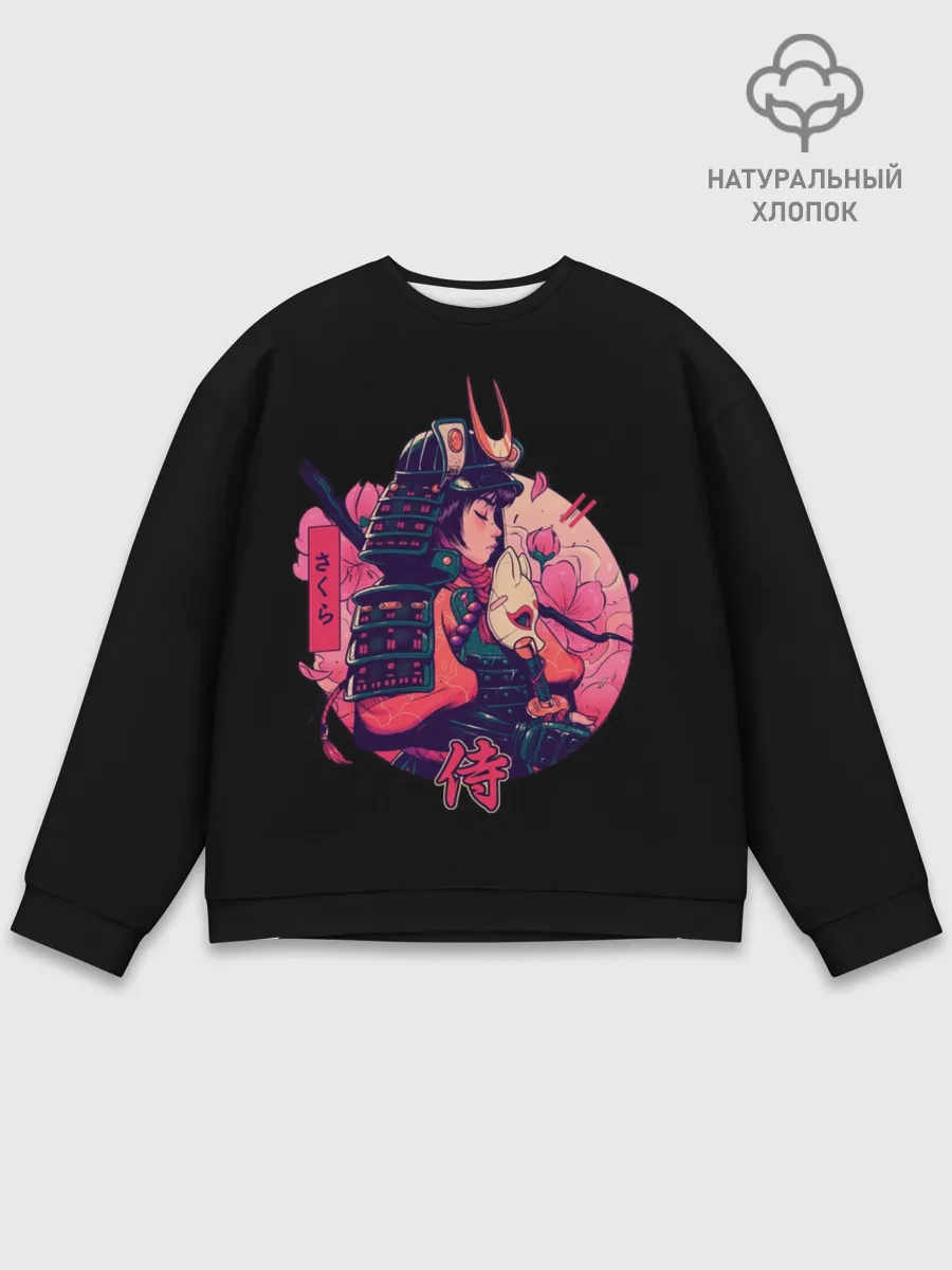 Мужской свитшот базовый / Вишневый Самурай