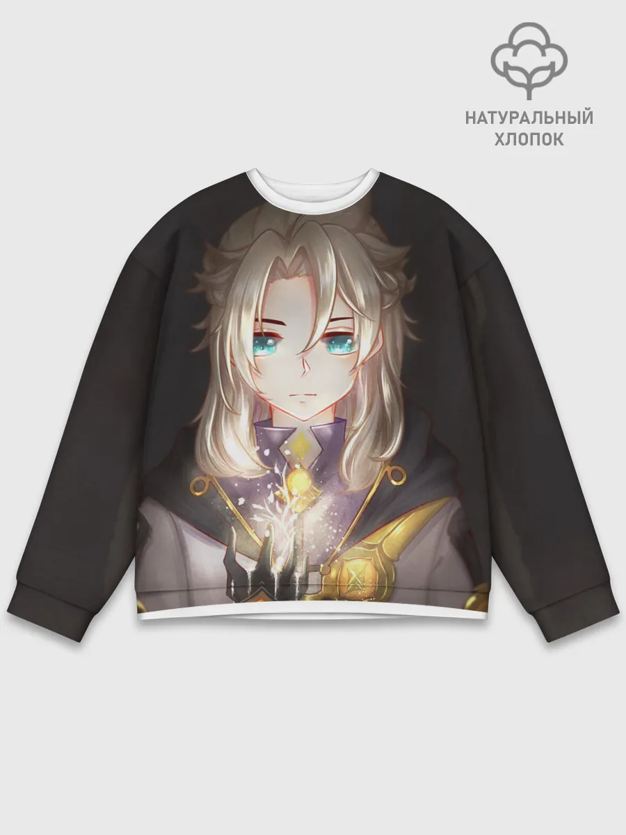 Мужской свитшот базовый / Blue Eyes Albedo.