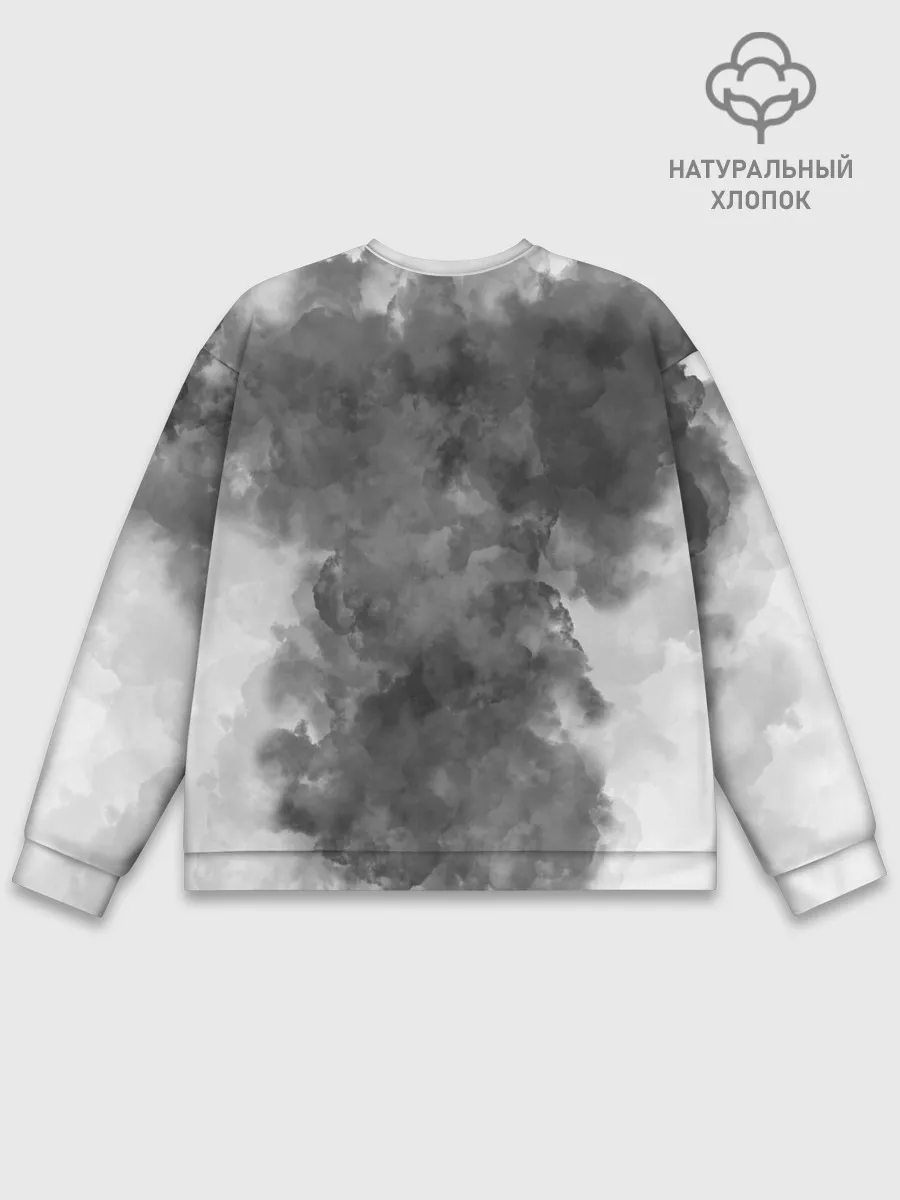 Мужской свитшот базовый / НЕ БУДИ ЛИХО / ВЕЛЕС