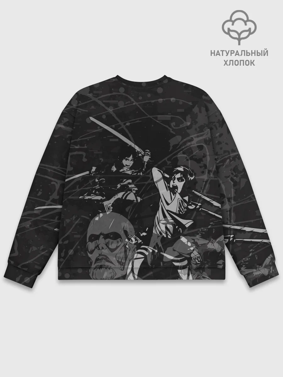 Мужской свитшот базовый / Before the fight / AOT