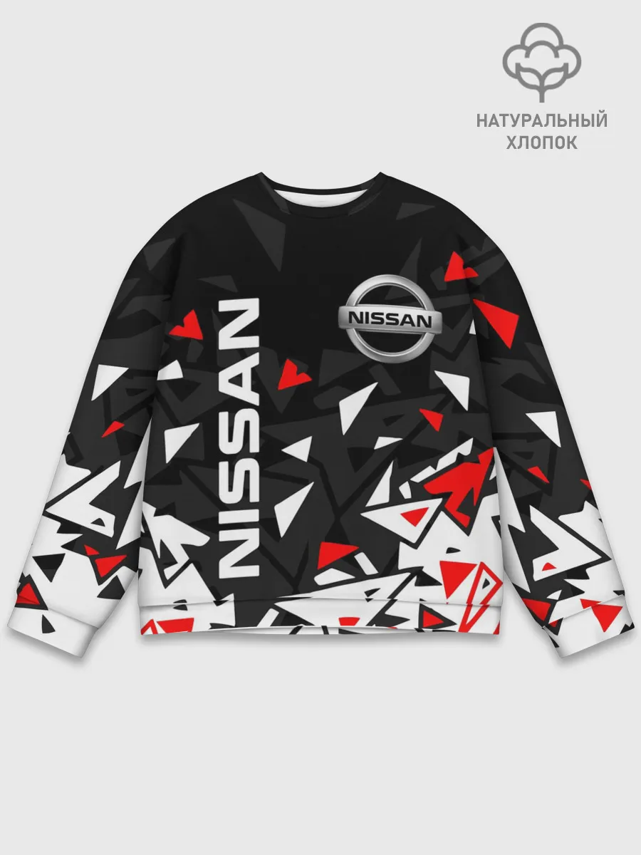 Мужской свитшот базовый / NISSAN / НИССАН / ОСКОЛКИ