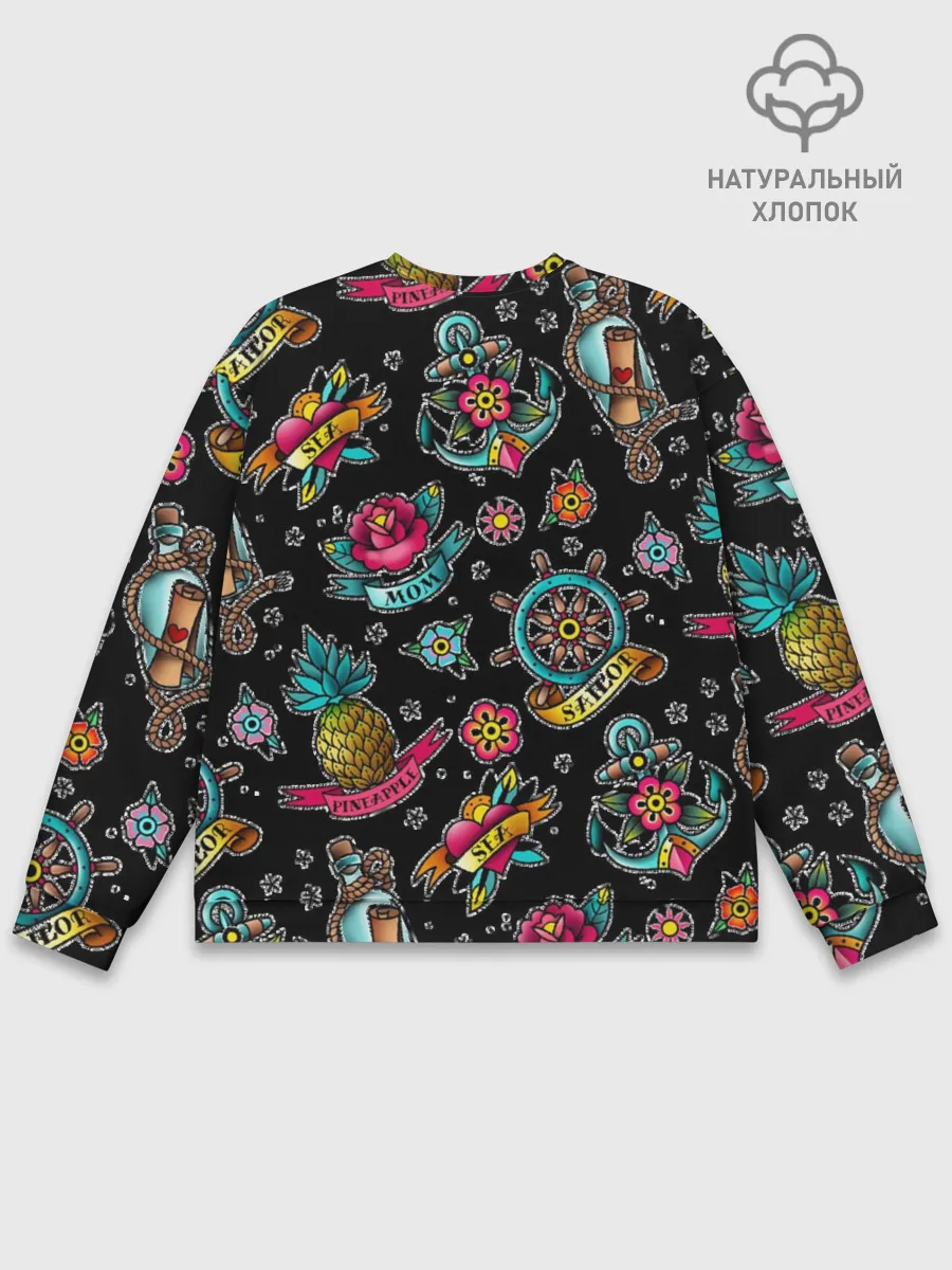 Мужской свитшот базовый / Old school Sailor