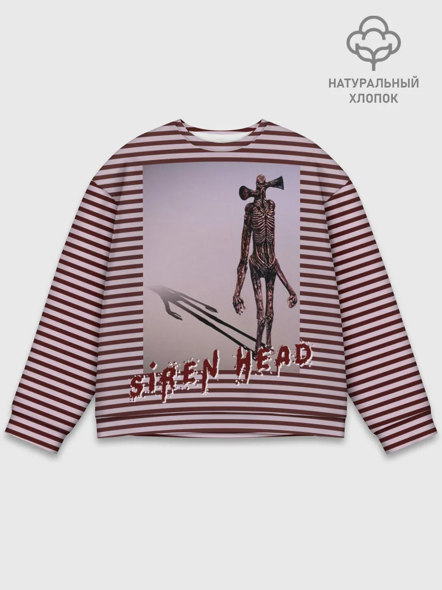 Мужской свитшот базовый / Сиреноголовый Полосатый