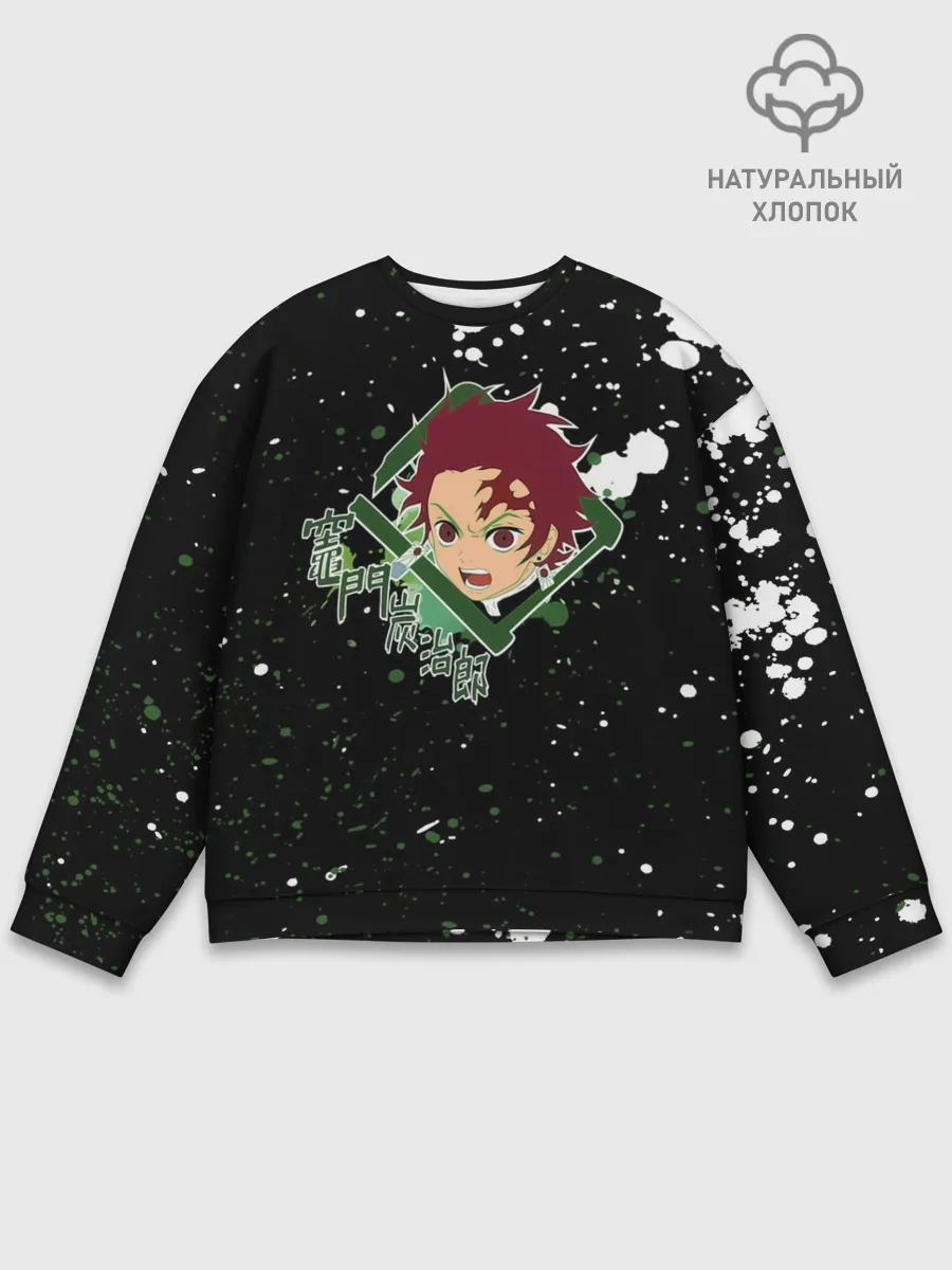 Мужской свитшот базовый / Танджиро | Клинок, рассекающий демонов