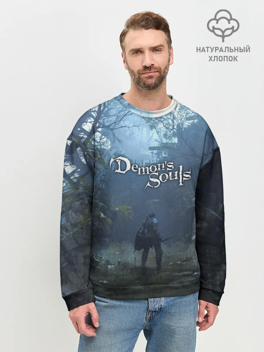Мужской свитшот базовый / Demons Souls art