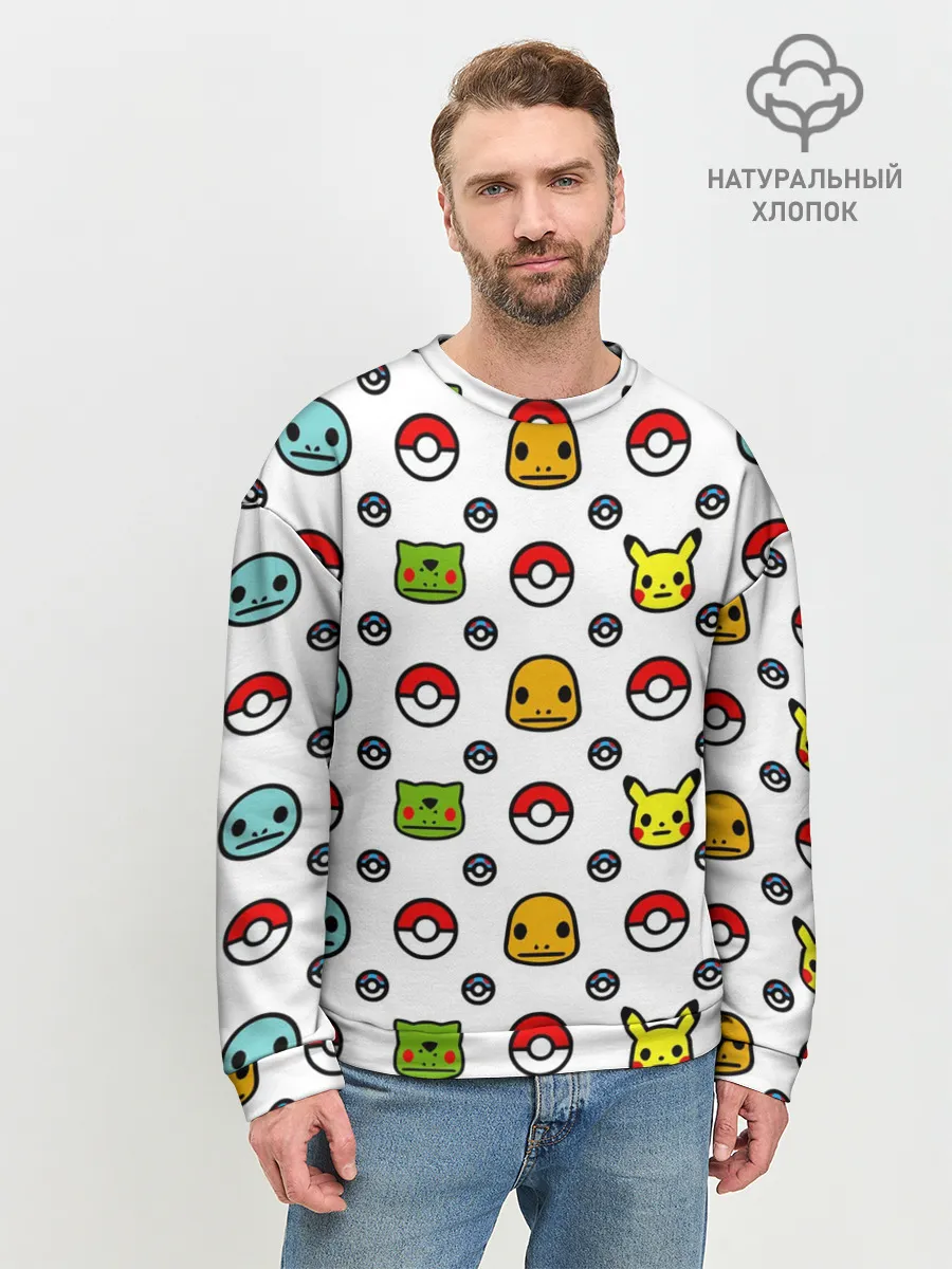 Мужской свитшот базовый / POKEMON / ПОКЕМОНЫ