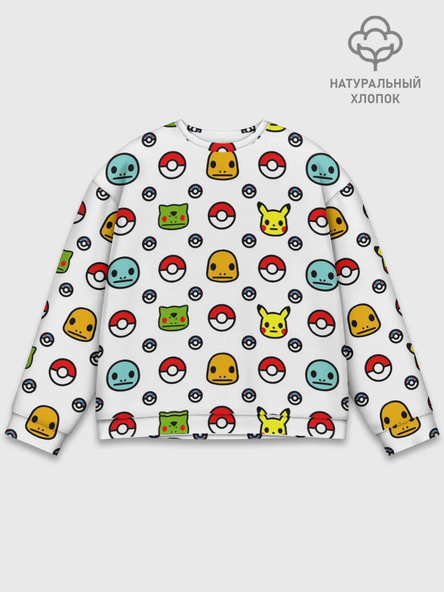 Мужской свитшот базовый / POKEMON / ПОКЕМОНЫ